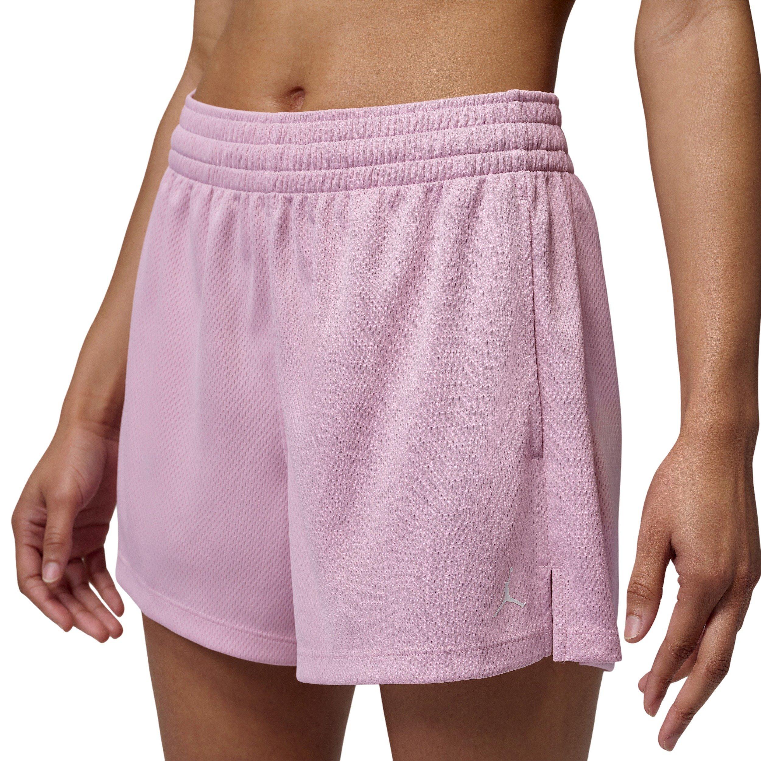 Jordan Women's Sport Solid Mesh Shorts - Pink - PINK